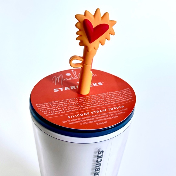 STARBUCKS 24oz TUMBLER LIMITED EDITION MANUELA GUILLEN LATIN AMERICAN ARTIST NWT - Picture 6 of 6